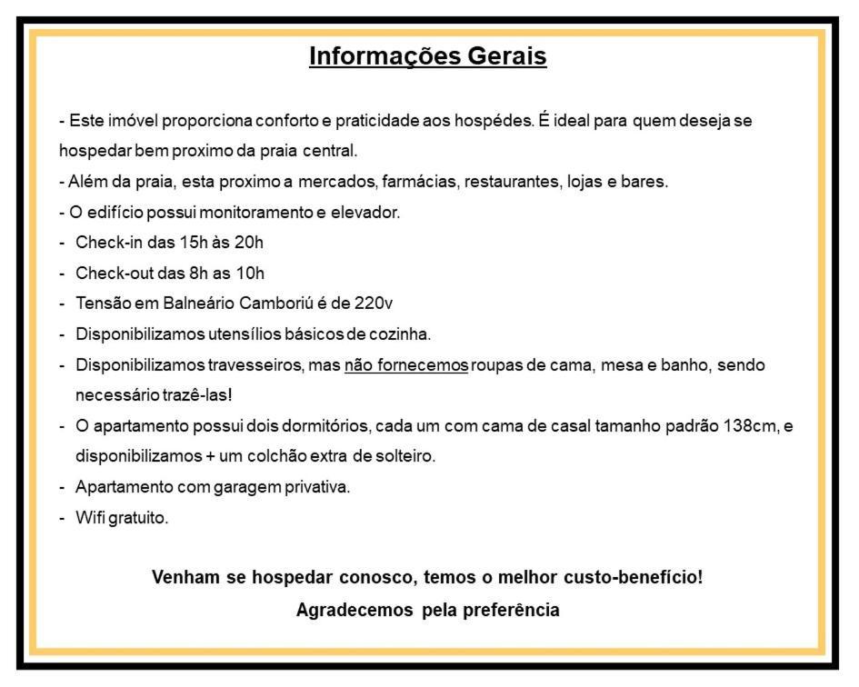 Agradavel Apto De 2 Quartos, 2 Banheiros, Sacada Com Churrasqueira, Garagem Privativa Em Balneário Camboriú Exterior foto